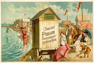 Seaside Scene by French School